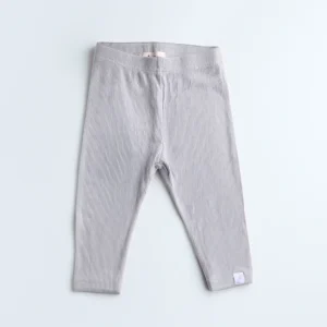 Ribbed Bambu-leggings i färgen Fog