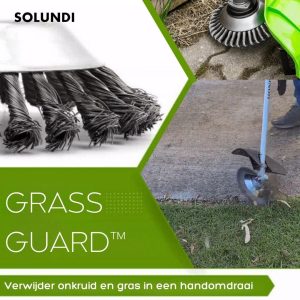 TILLFÄLLIGT 50% RABATT | GrassGuard™ - Trimma ogräs och gräs på nolltid!