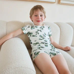 Pyjamas-set för barn Shortie Greenery