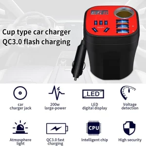 PowerHub™ | Portabel adapter för biluttag omvandlare