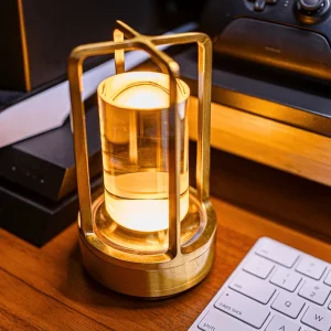 CrystalAura™ |  Lysande Trådlös Bordslampa