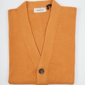 Cotton Cardigan Orange