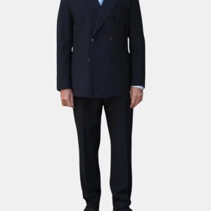 Boglioli Double-Breasted Wool Suit Navy