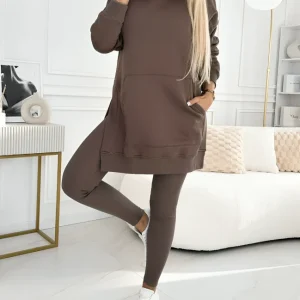 TILLFÄLLIGT 50% RABATT | Fiorella™ | Chic huvtröja och leggings 2-delat set