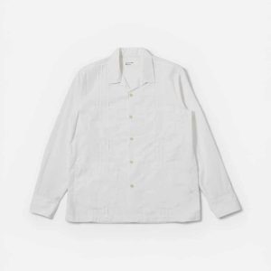 Poplin Dwight Overshirt White