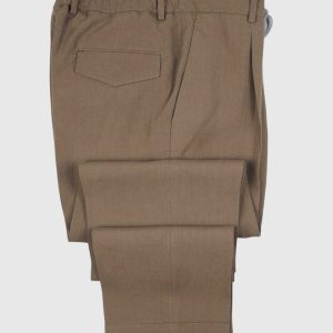 Barba Napoli Linen Trousers Camel