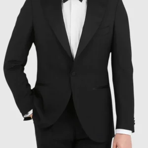 Tuxedo Wool Jacket Black