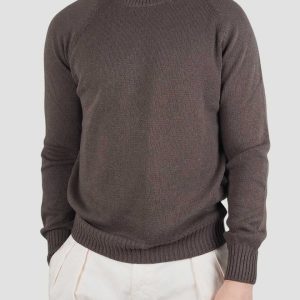 Cotton Cashmere Sweater Brown