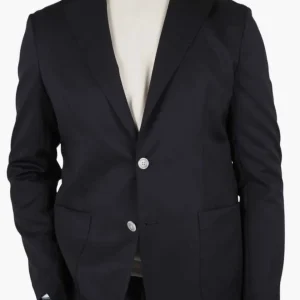 Barba Napoli Light Wool Jacket Navy