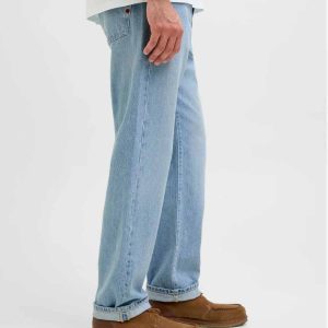 R.D.D. Washed Light Denim Blue Jeans Relaxed
