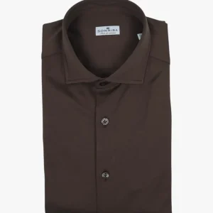 Jersey Luxury Shirt Brown