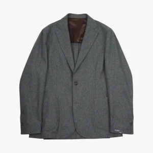Light Flannel Blazer Grey