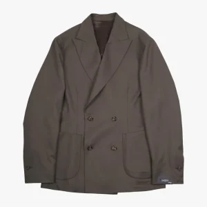 Wool DB Jacket Light Brown