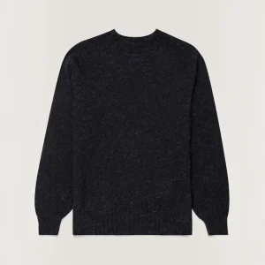 Sunspel Shetland Crew Neck Jumper Navy